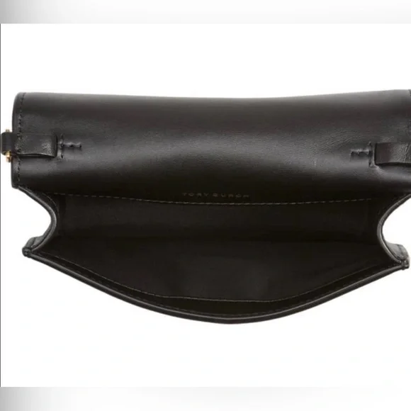 NWOT Tory Burch Black Quilted Crossbody Bag